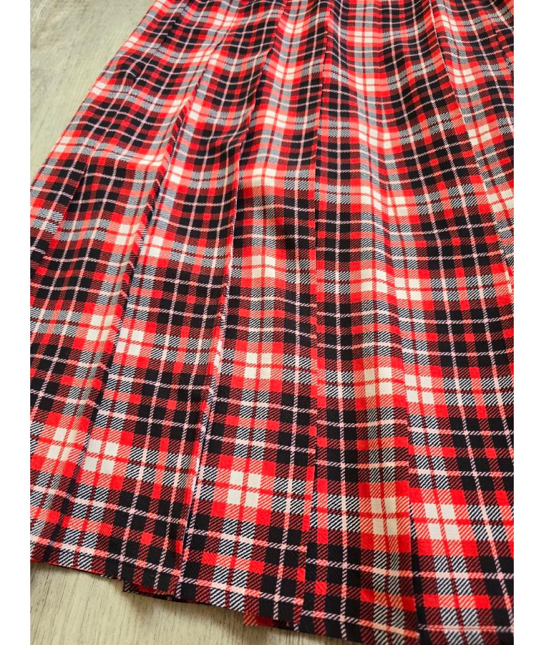 MSGM Мульти полиэстеровая юбка миди, фото 5