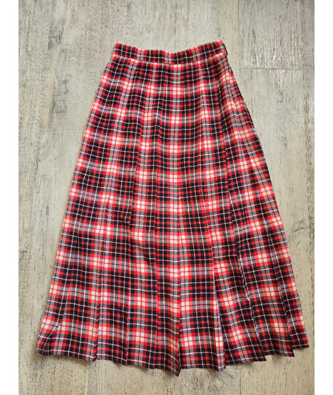 MSGM Мульти полиэстеровая юбка миди, фото 7