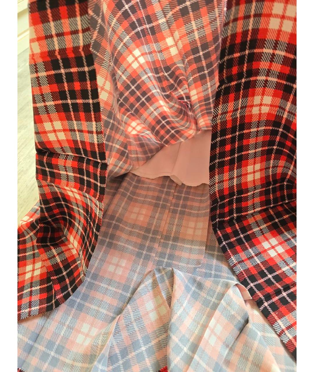 MSGM Мульти полиэстеровая юбка миди, фото 6