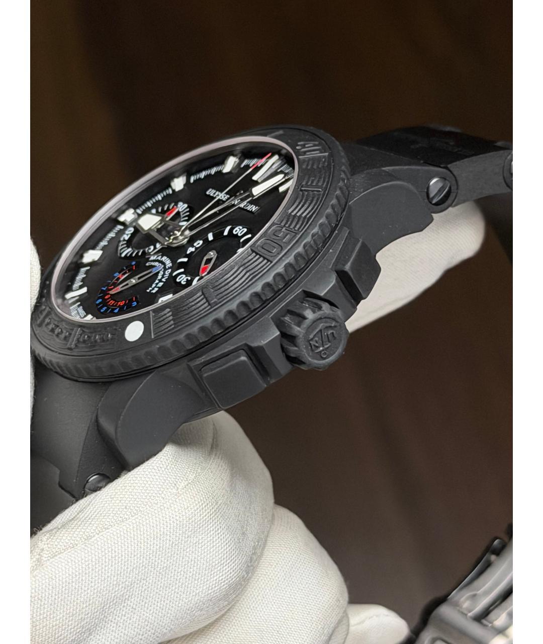 Ulysse Nardin Черные часы, фото 5