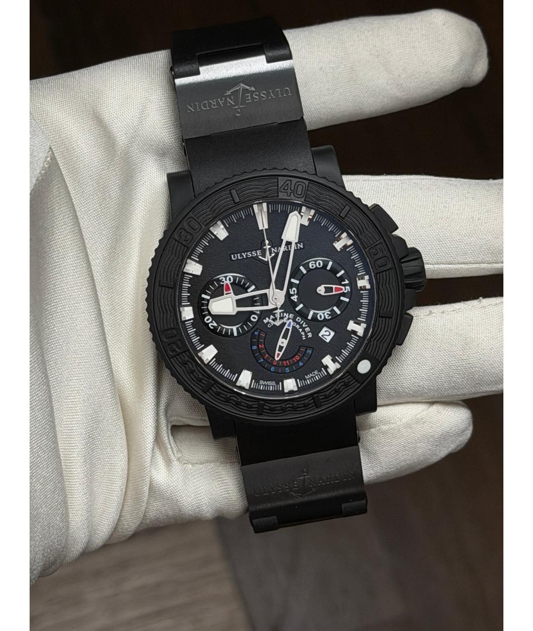 Ulysse Nardin Черные часы, фото 2