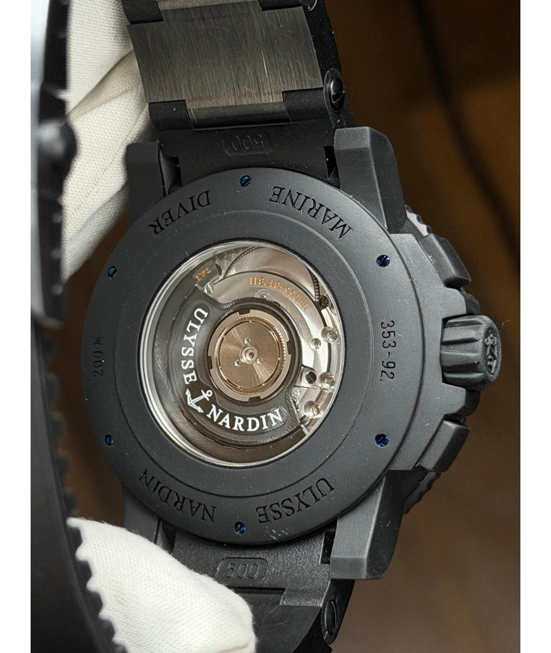 Ulysse Nardin Черные часы, фото 6
