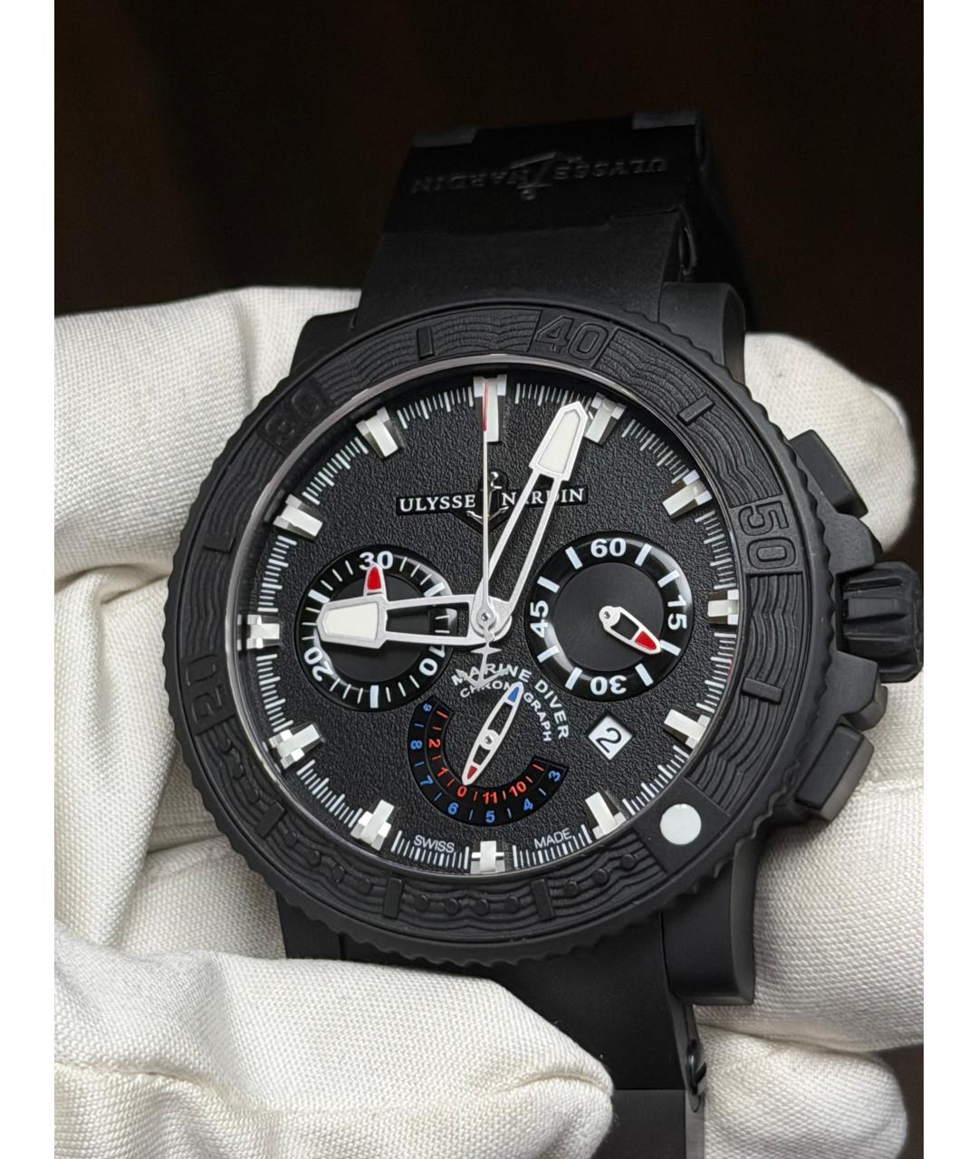 Ulysse Nardin Черные часы, фото 3