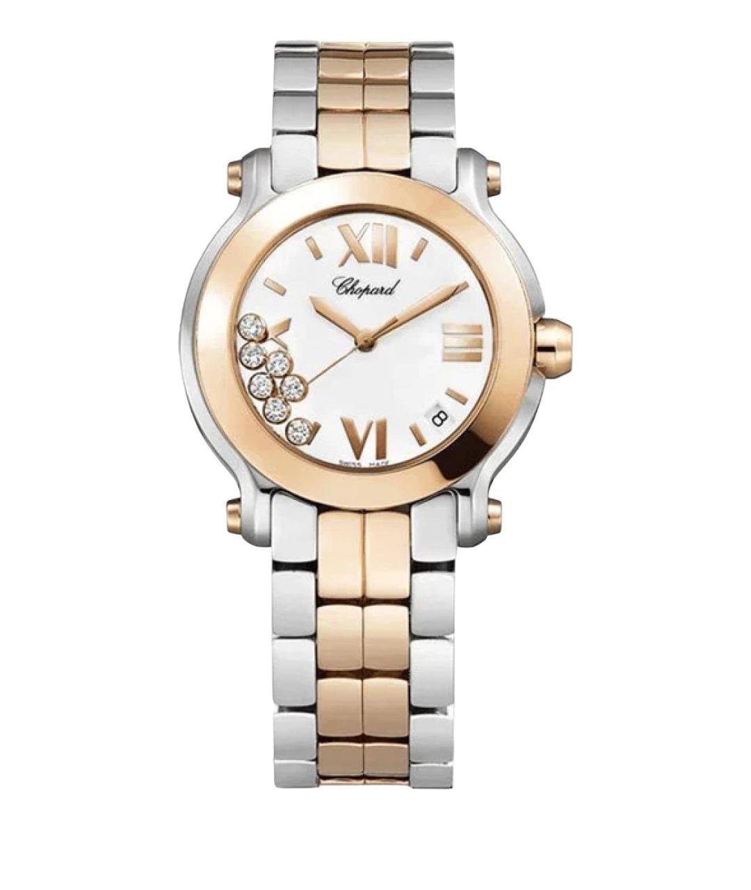 CHOPARD Белые часы из розового золота, фото 1