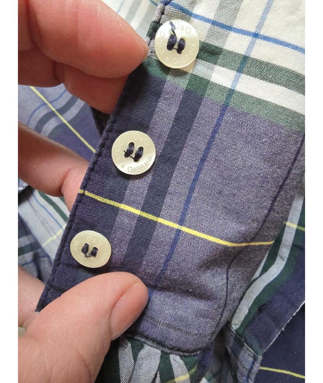 DOLCE&GABBANA Мульти хлопковая рубашка, фото 6