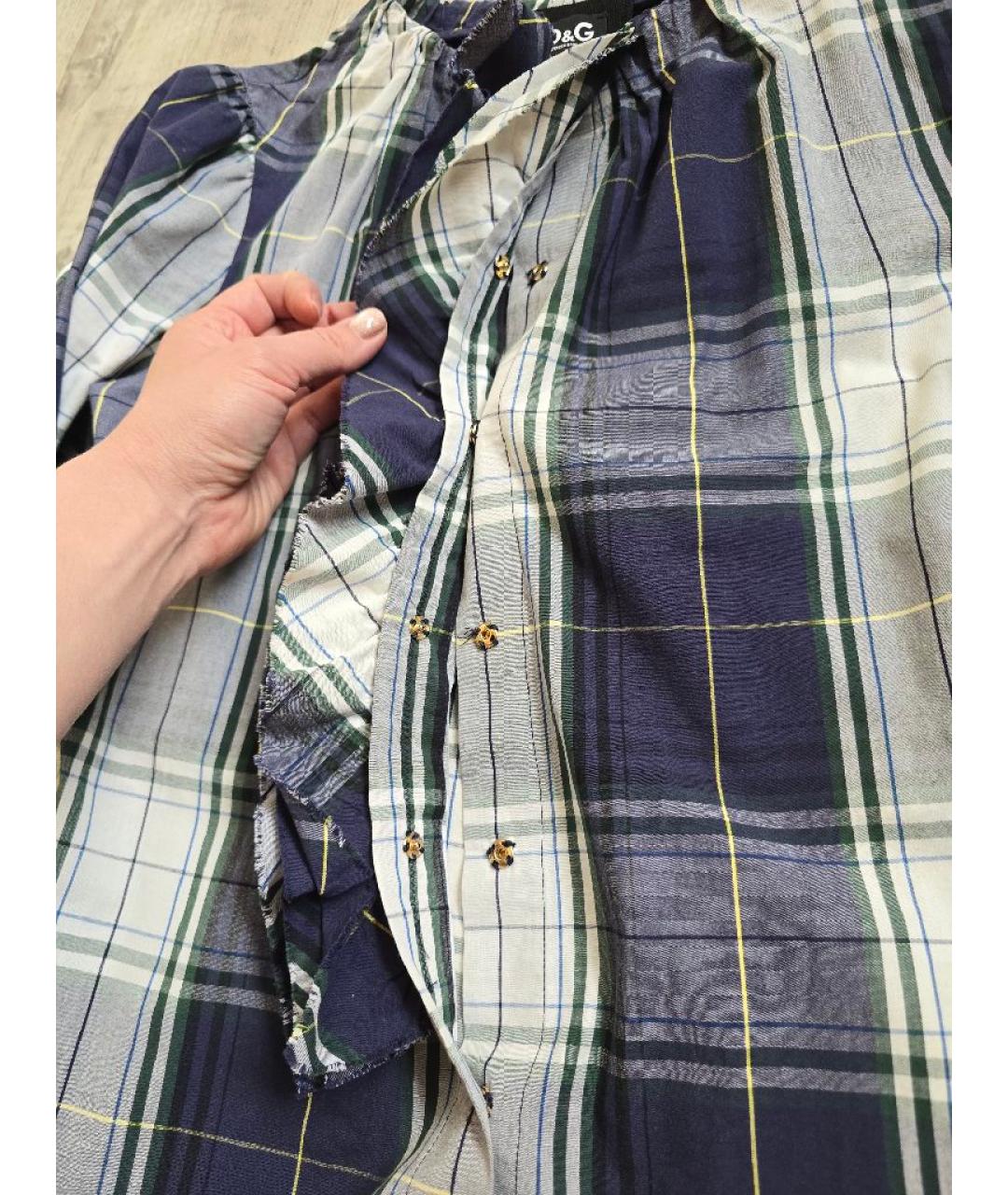 DOLCE&GABBANA Мульти хлопковая рубашка, фото 7