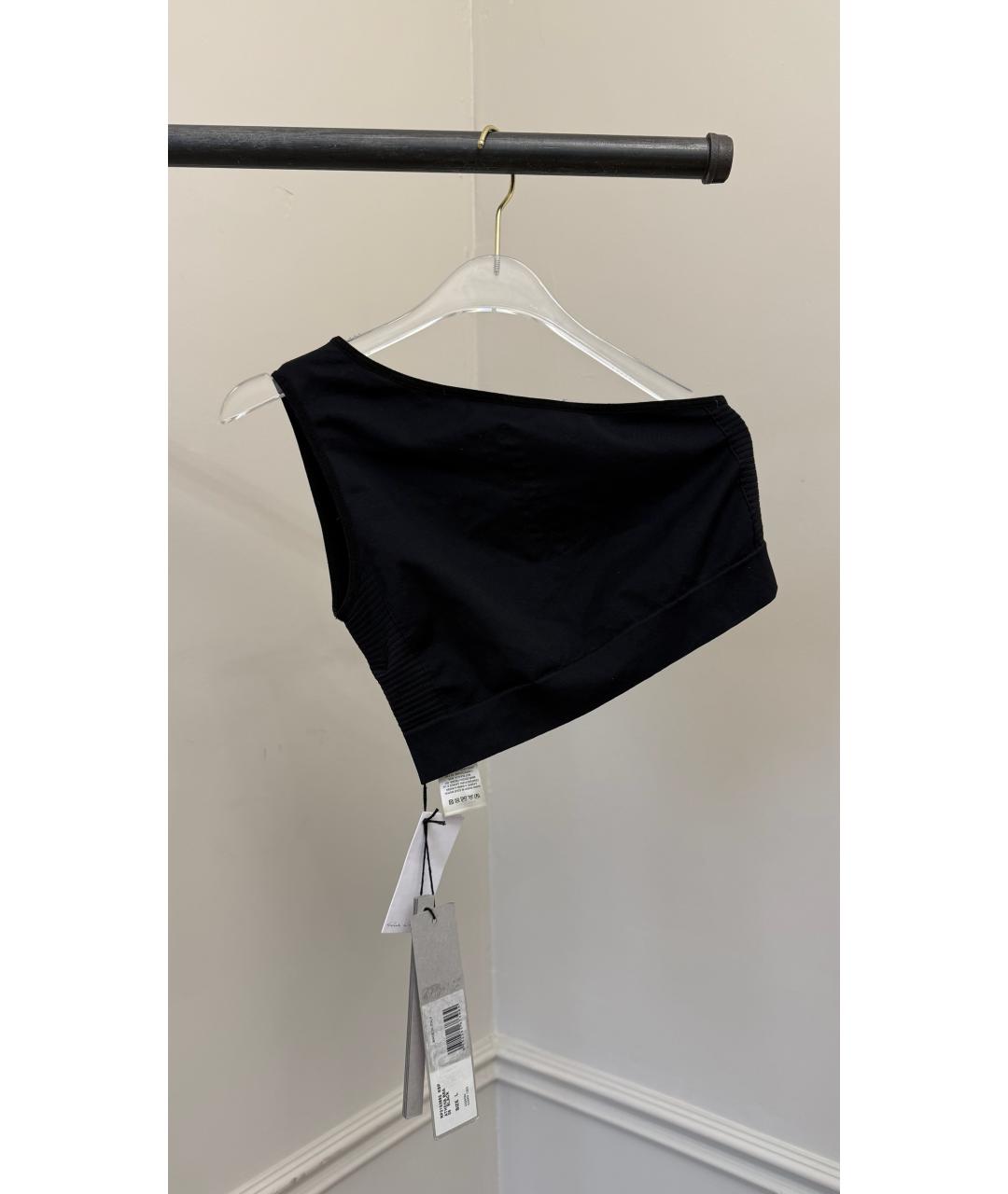 RICK OWENS Черная майка, фото 2