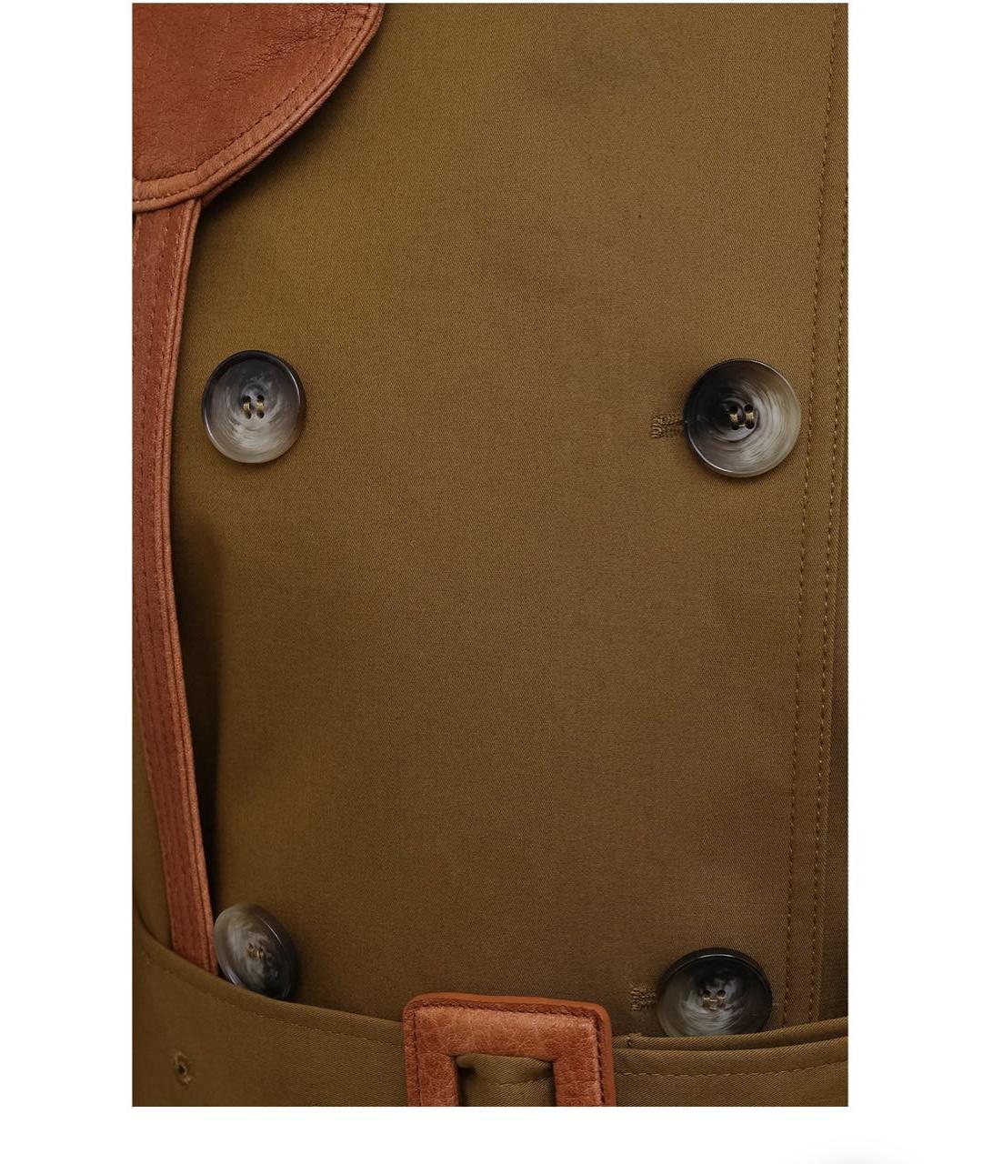 BY MALENE BIRGER Бежевый хлопковый тренч/плащ, фото 2