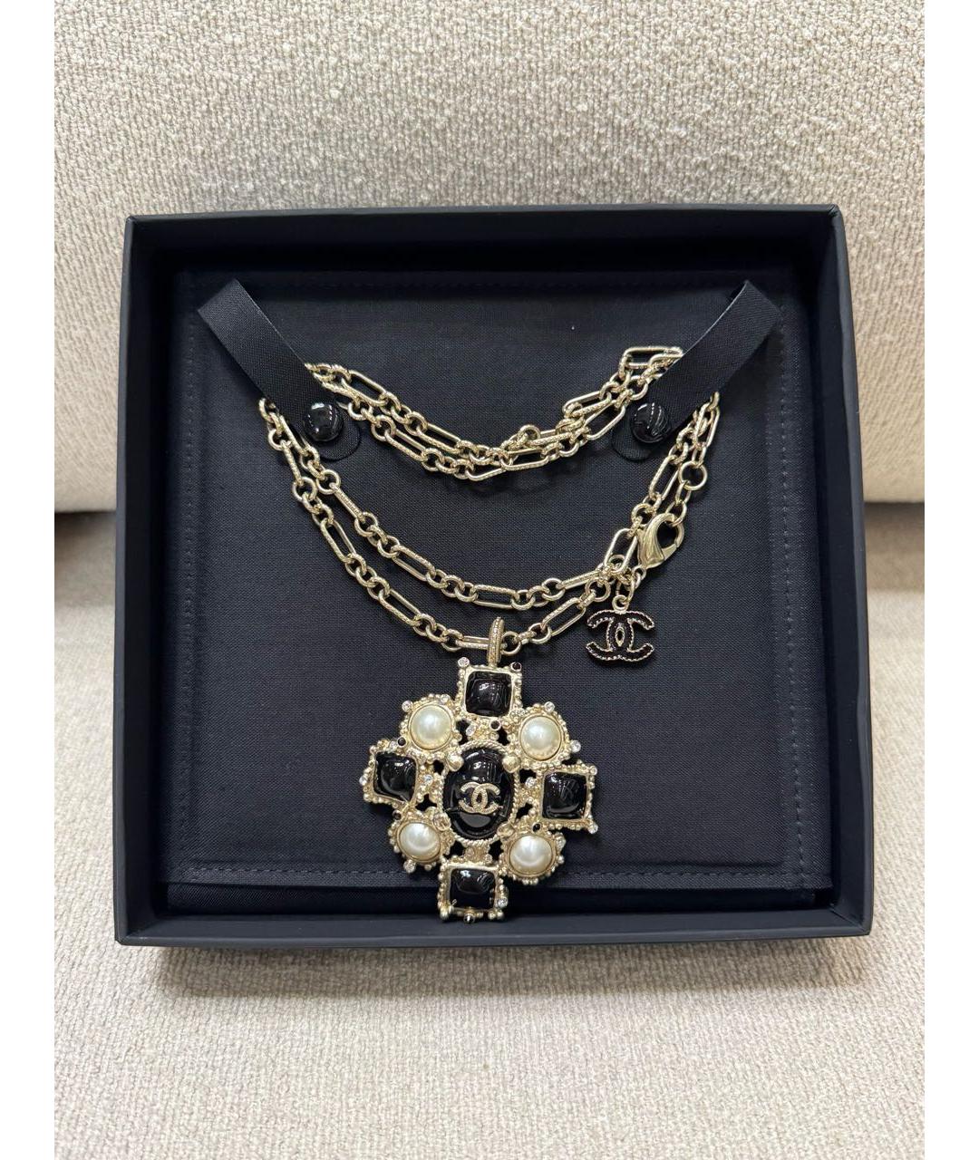 CHANEL Золотое колье, фото 2