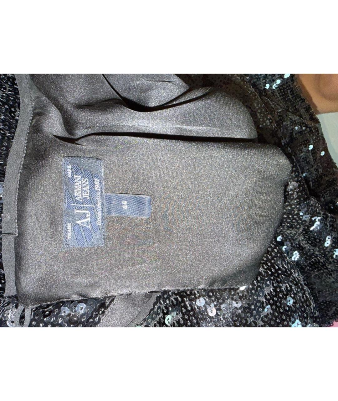 ARMANI JEANS Черное коктейльное платье, фото 6