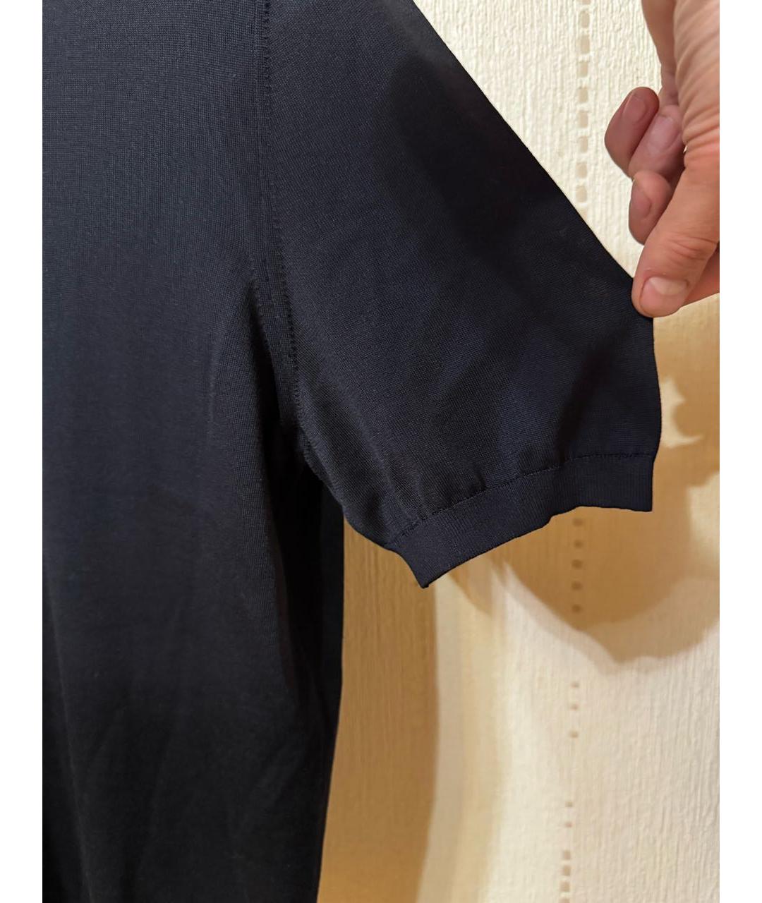 KITON Черная футболка, фото 4