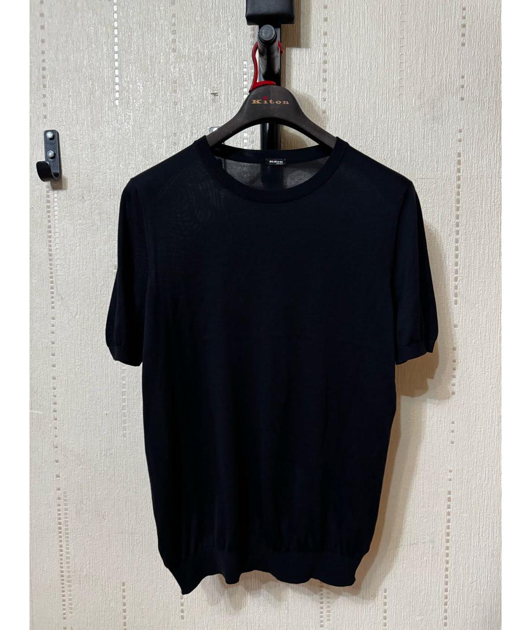 KITON Черная футболка, фото 7