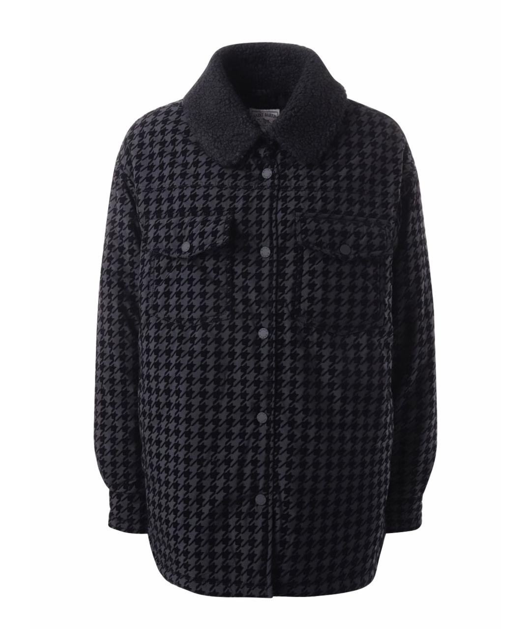 MC2 SAINT BARTH Антрацитовая бархатная куртка, фото 1