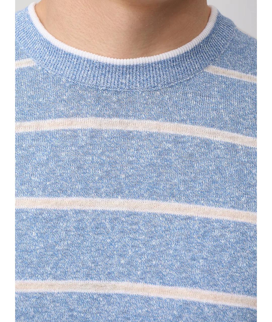 PAUL & SHARK Голубой хлопковый джемпер / свитер, фото 5