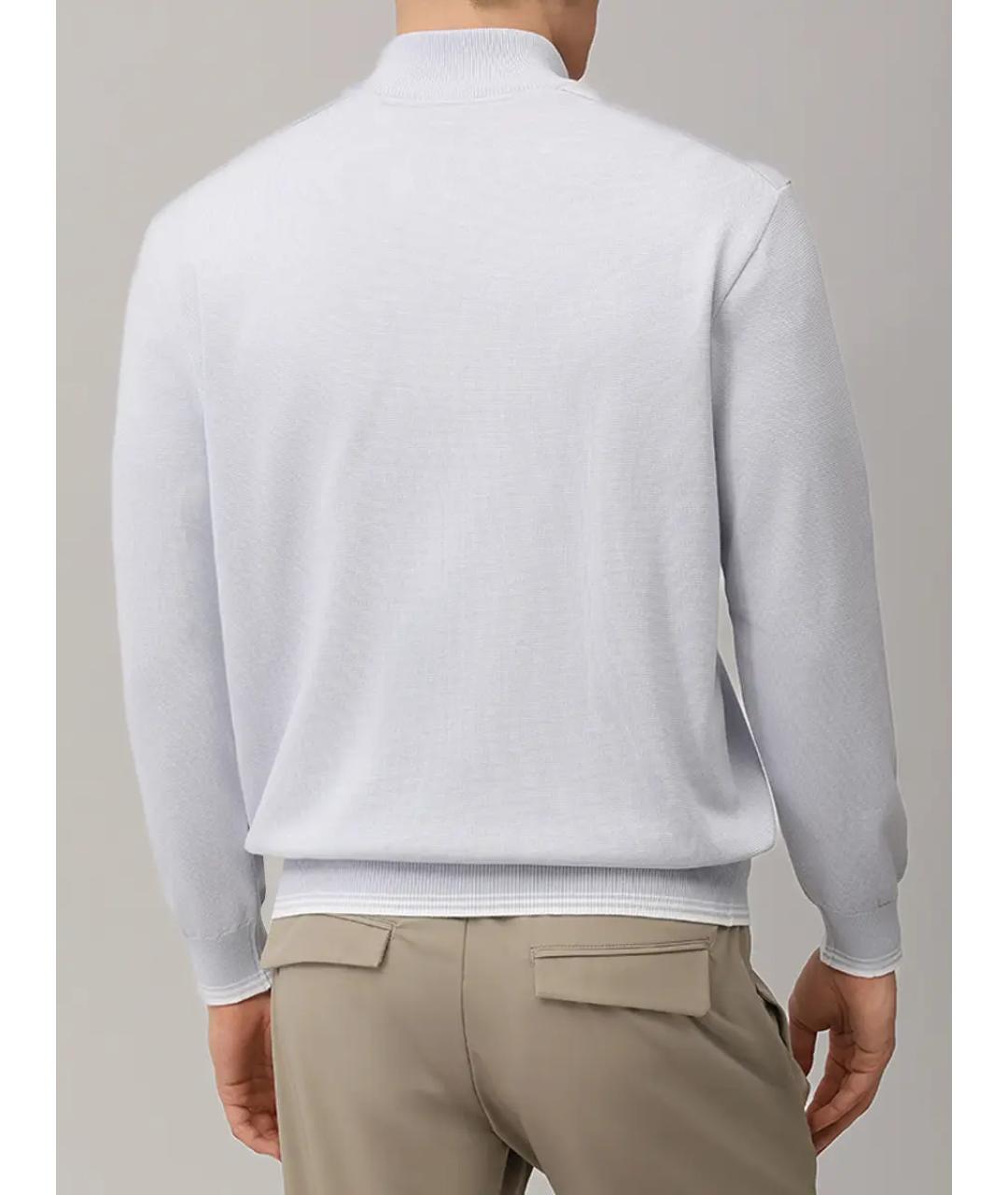 PAUL & SHARK Серый шелковый джемпер / свитер, фото 3