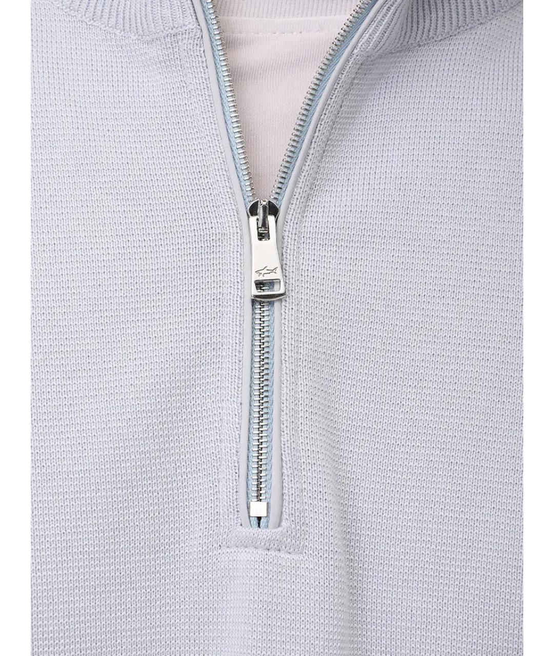 PAUL & SHARK Серый шелковый джемпер / свитер, фото 6