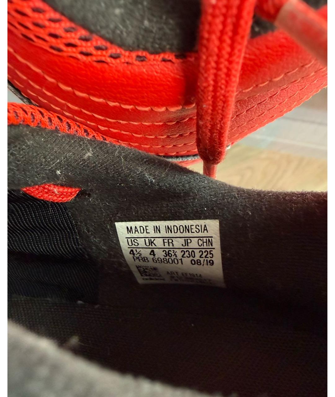 ADIDAS Красные кожаные кеды, фото 6