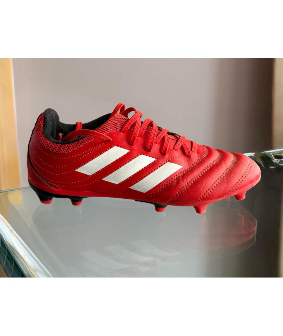 ADIDAS Красные кожаные кеды, фото 7