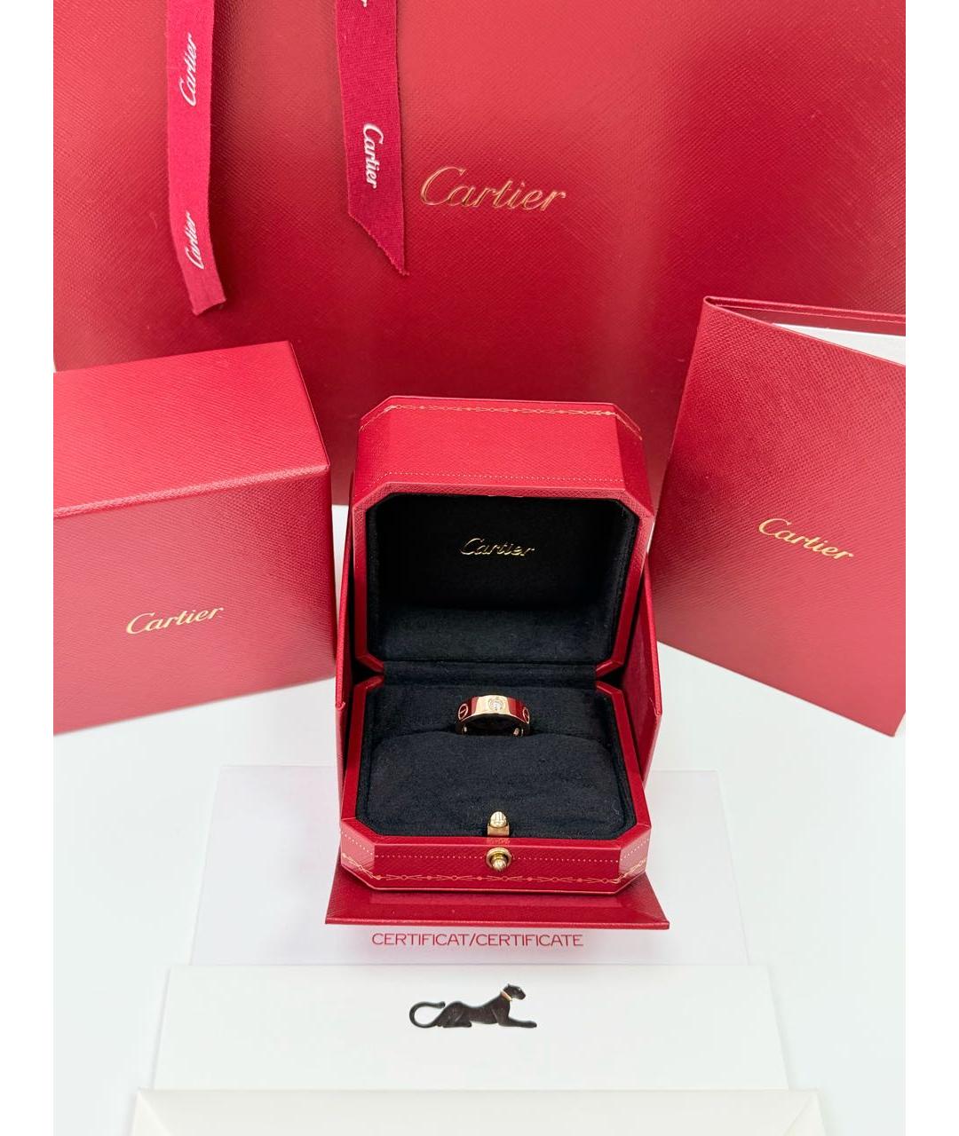 CARTIER Золотое кольцо из розового золота, фото 3