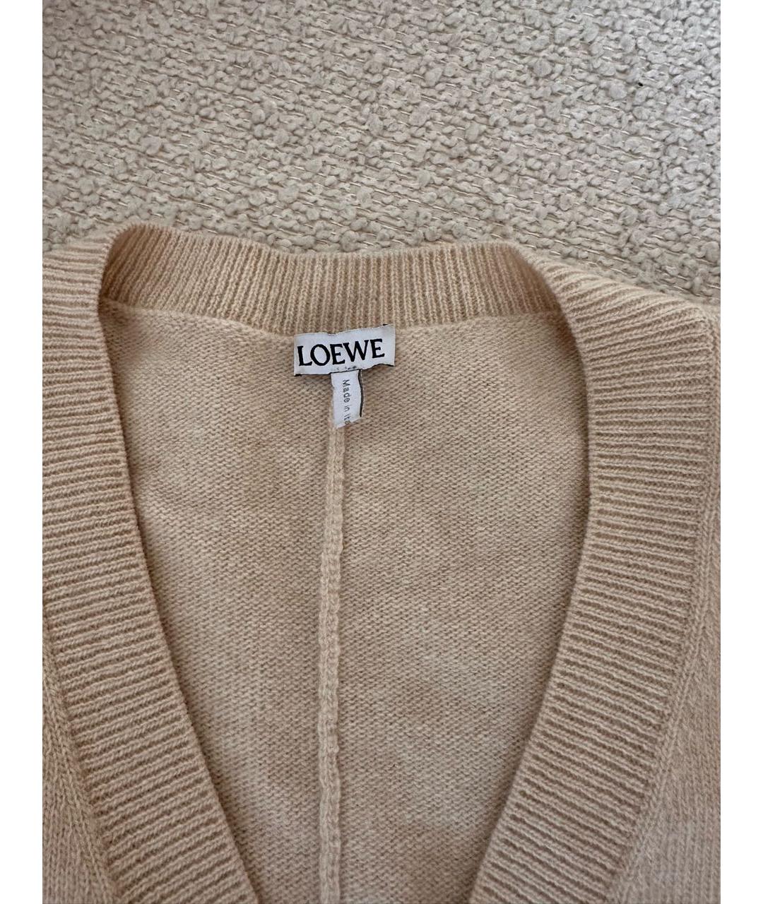 LOEWE Бежевый джемпер / свитер, фото 3