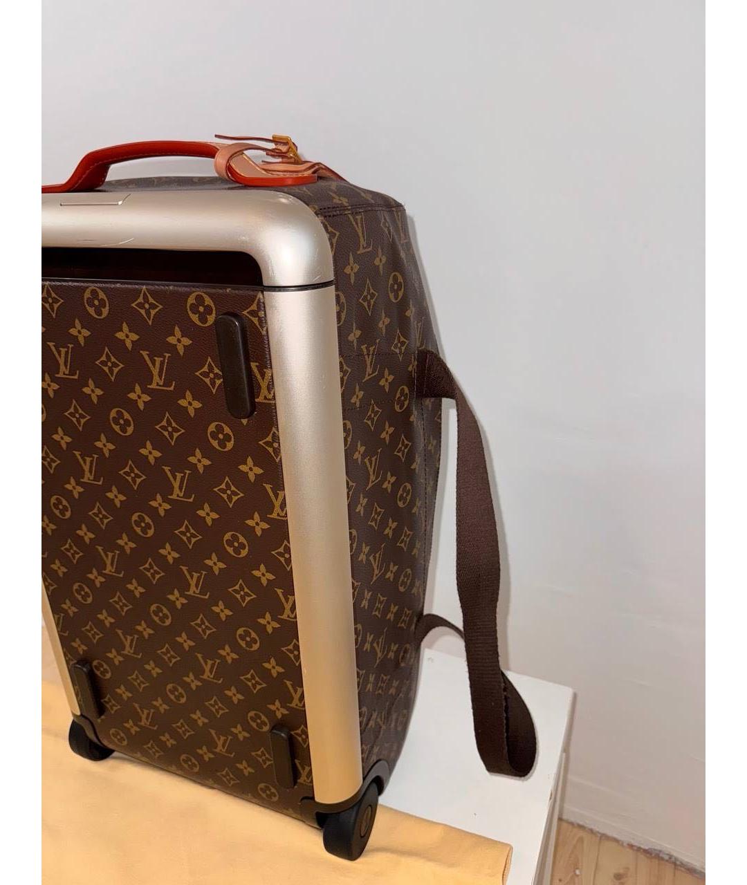 LOUIS VUITTON Коричневая дорожная/спортивная сумка из искусственной кожи, фото 5