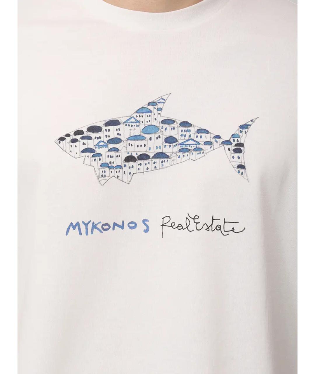 PAUL & SHARK Белая хлопковая футболка, фото 5