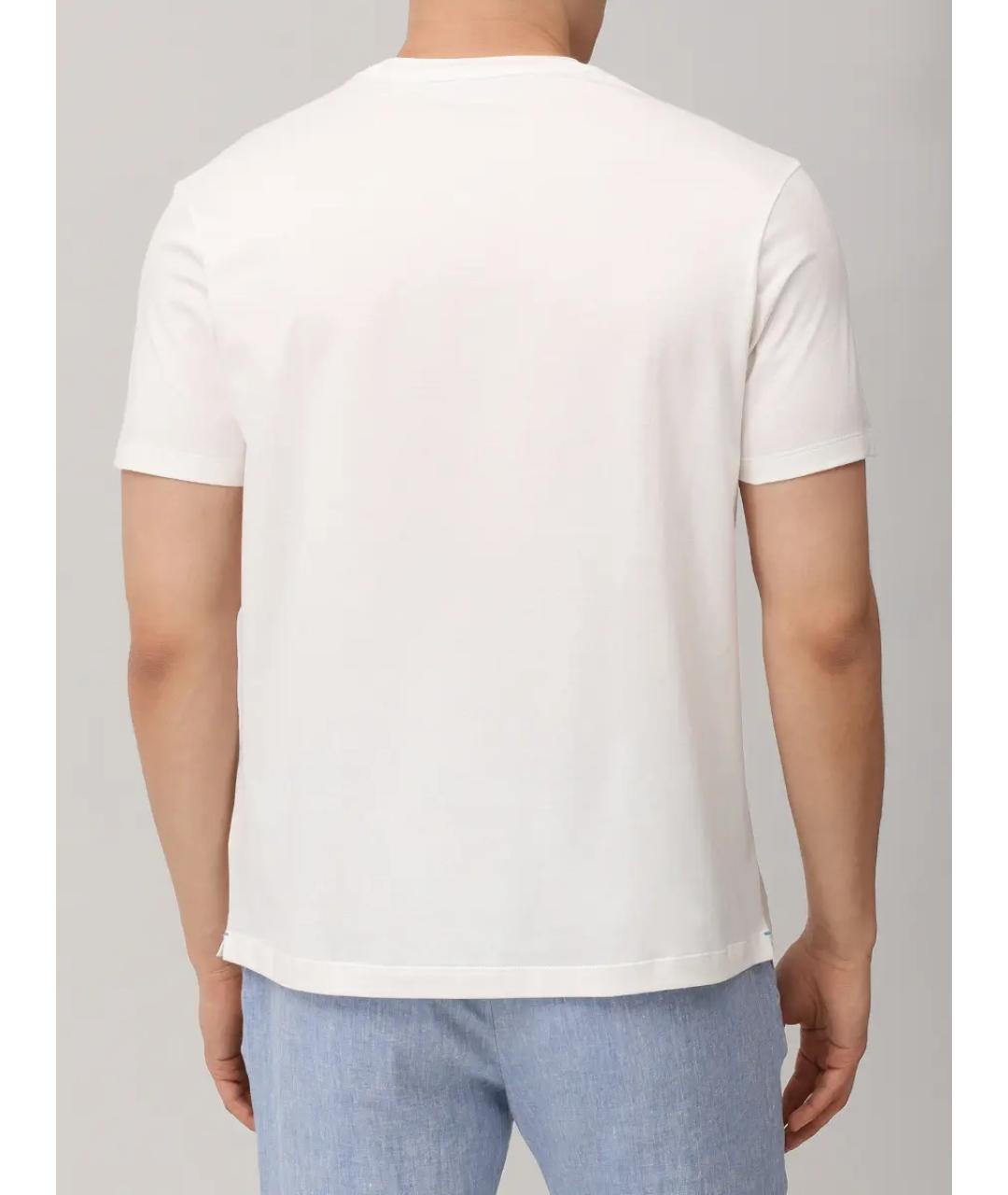 PAUL & SHARK Белая хлопковая футболка, фото 3