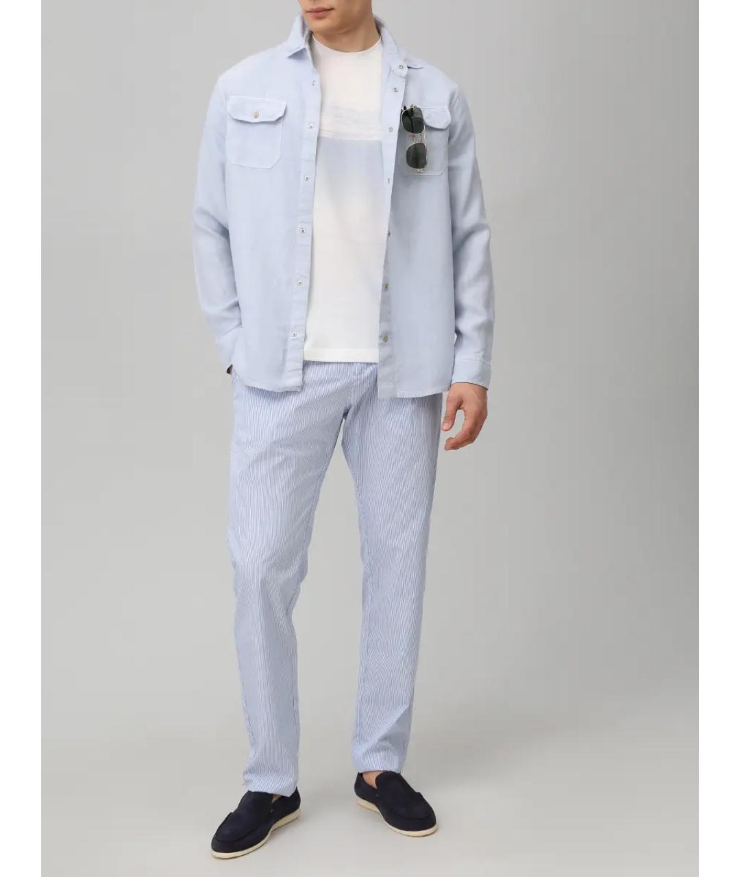 PAUL & SHARK Белая хлопковая футболка, фото 2