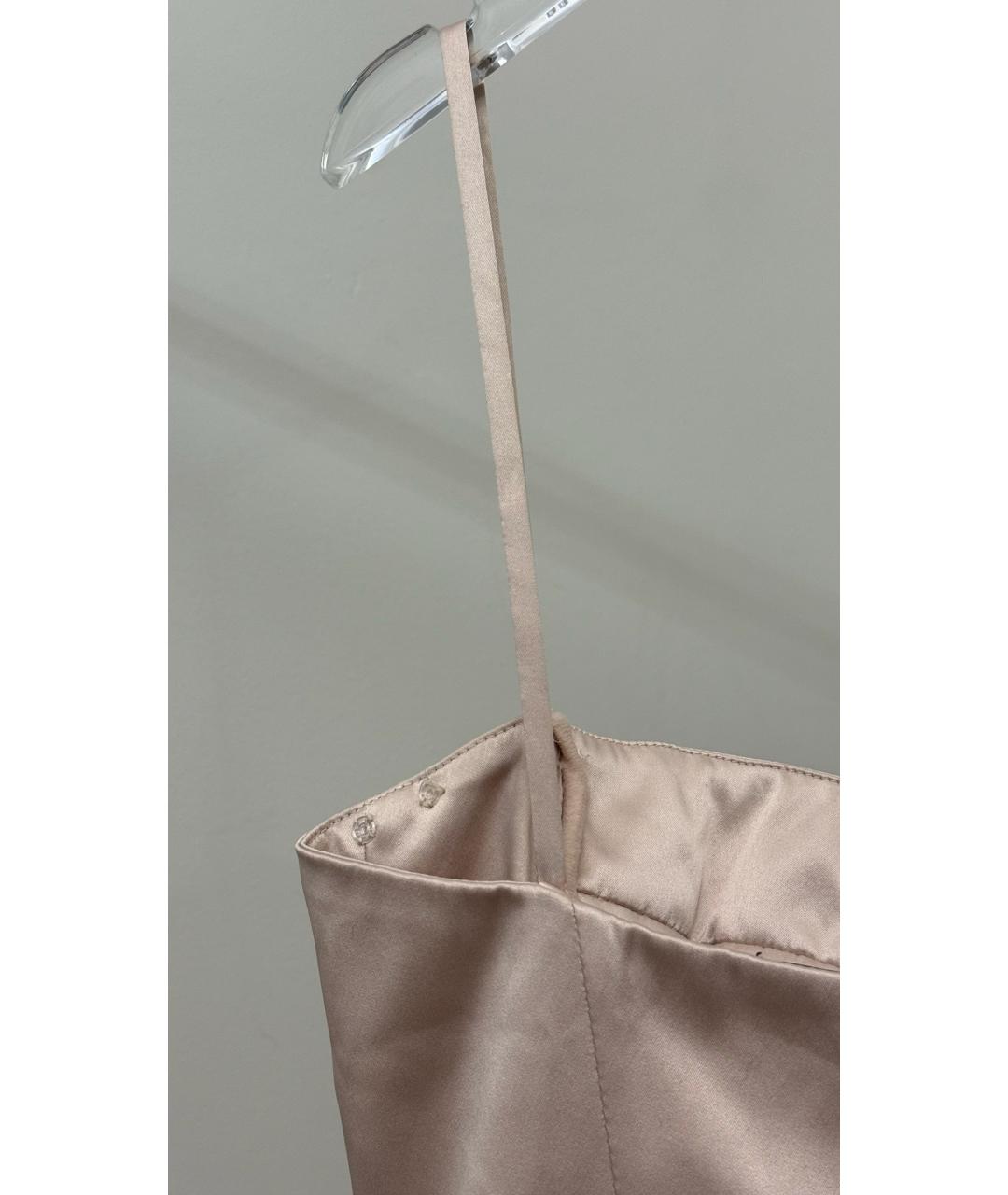 JUST CAVALLI Бежевое вечернее платье, фото 4