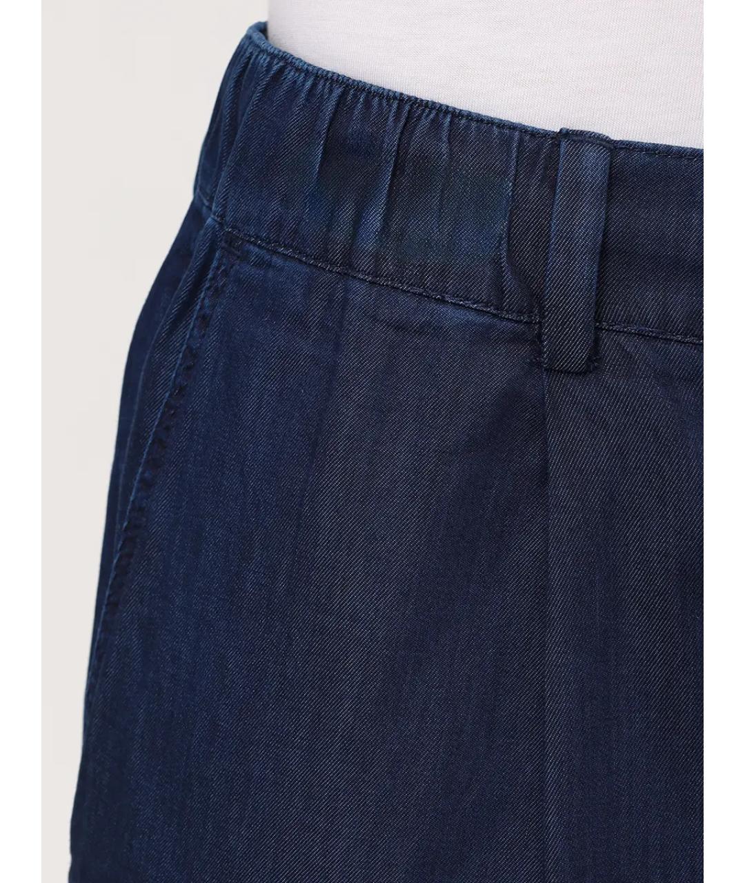 PAUL & SHARK Темно-синие хлопковые шорты, фото 5