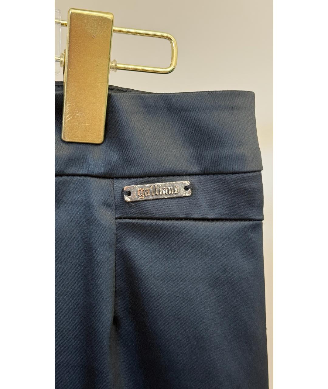 JOHN GALLIANO Черная юбка мини, фото 4