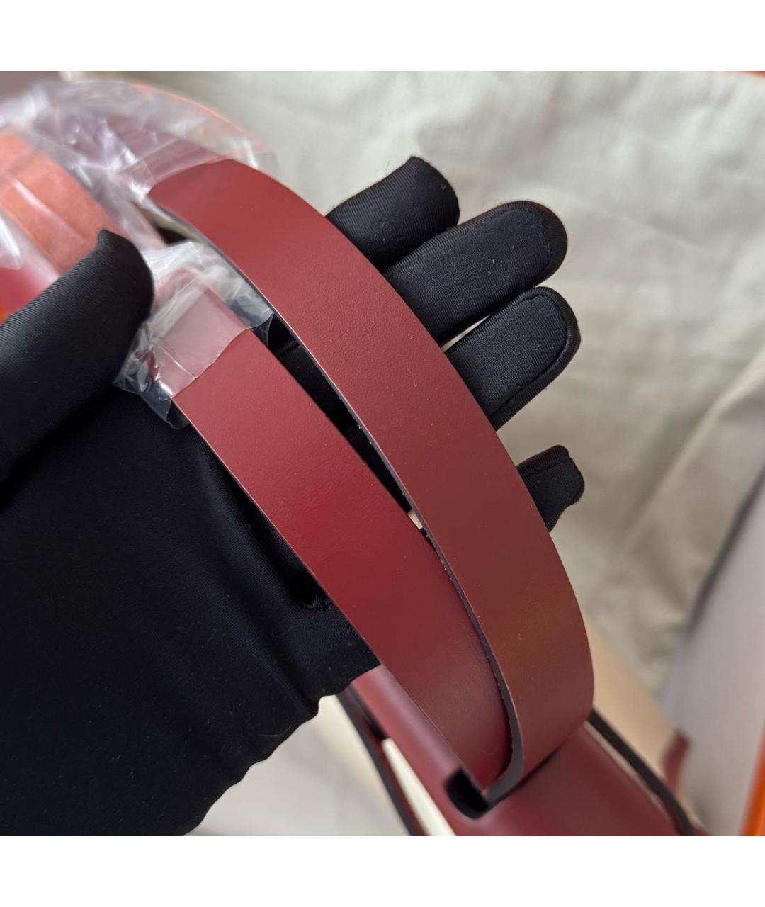 HERMES Бежевая кожаная сумка через плечо, фото 7