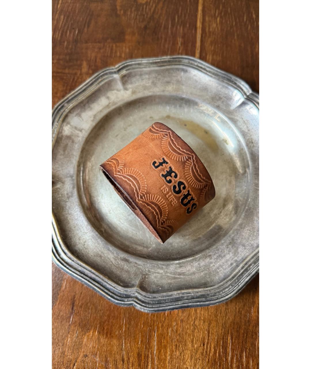 DSQUARED2 Коричневый браслет, фото 2