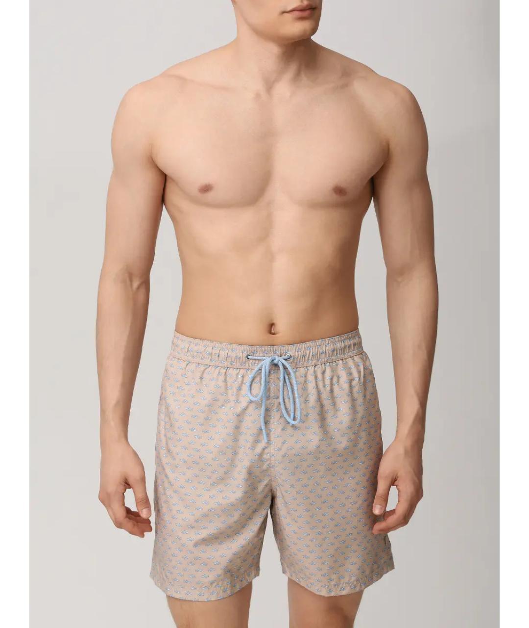 PAUL & SHARK Бежевые полиамидовые плавки, фото 2