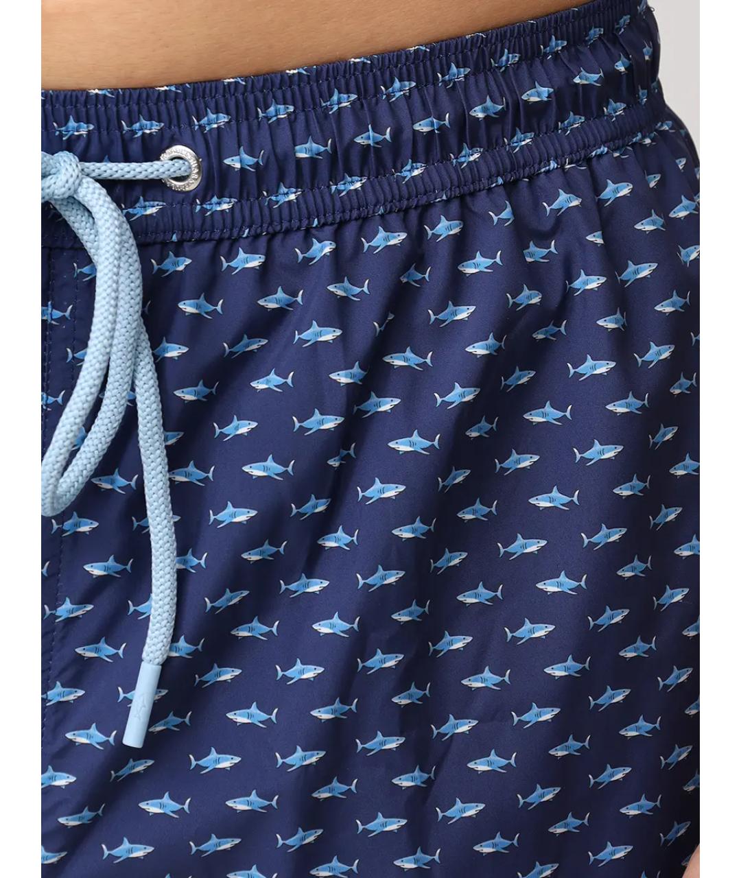 PAUL & SHARK Синие полиэстеровые шорты, фото 4