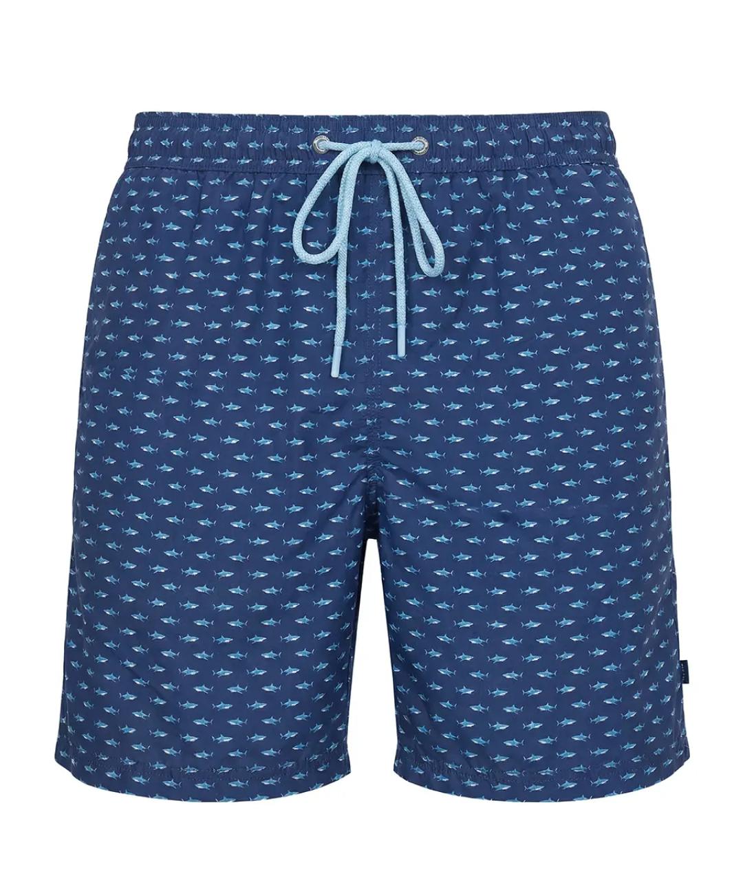 PAUL & SHARK Синие полиэстеровые шорты, фото 1