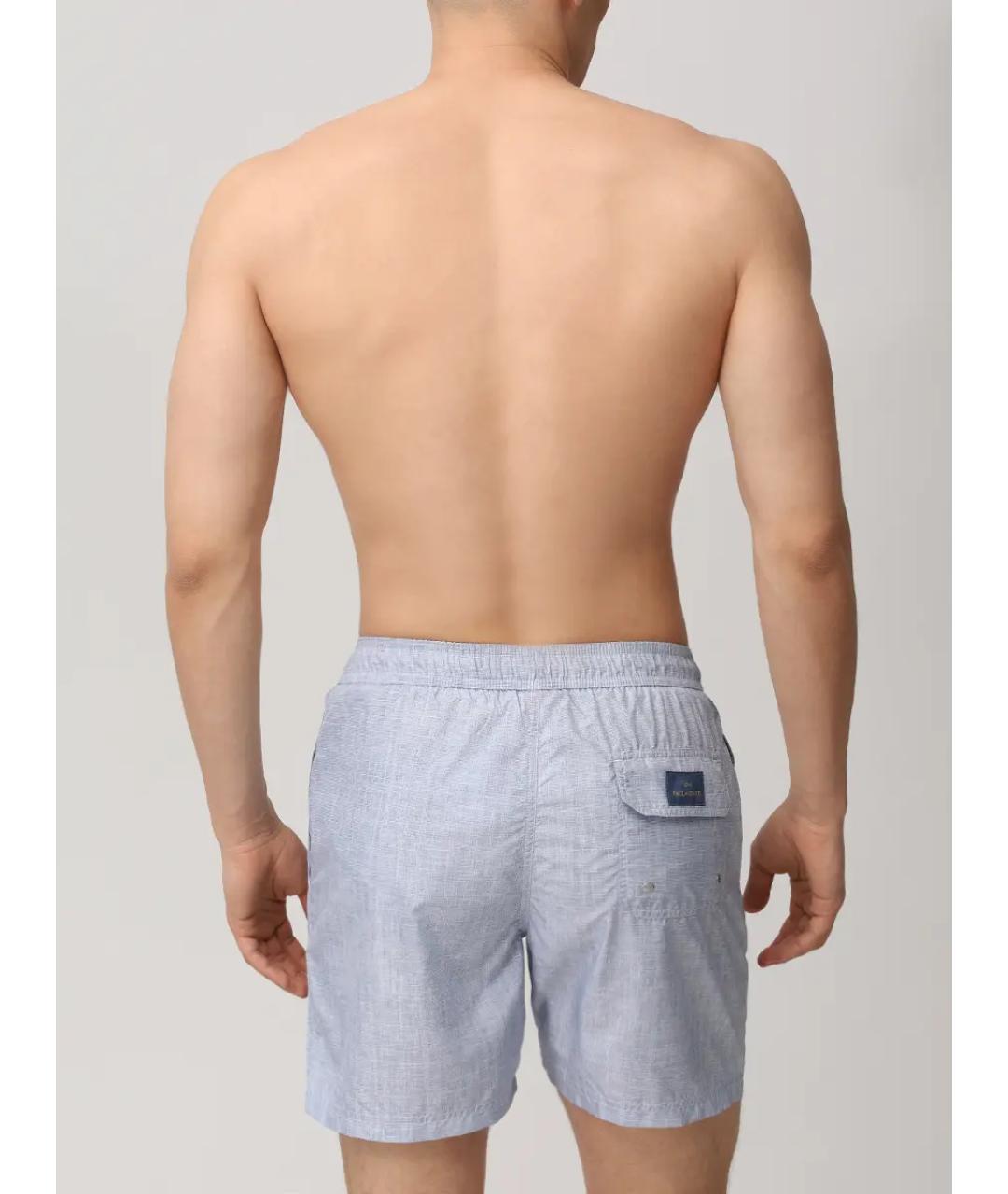 PAUL & SHARK Голубые полиэстеровые шорты, фото 3