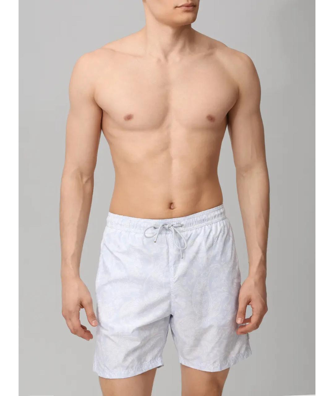 PAUL & SHARK Голубые полиэстеровые шорты, фото 2