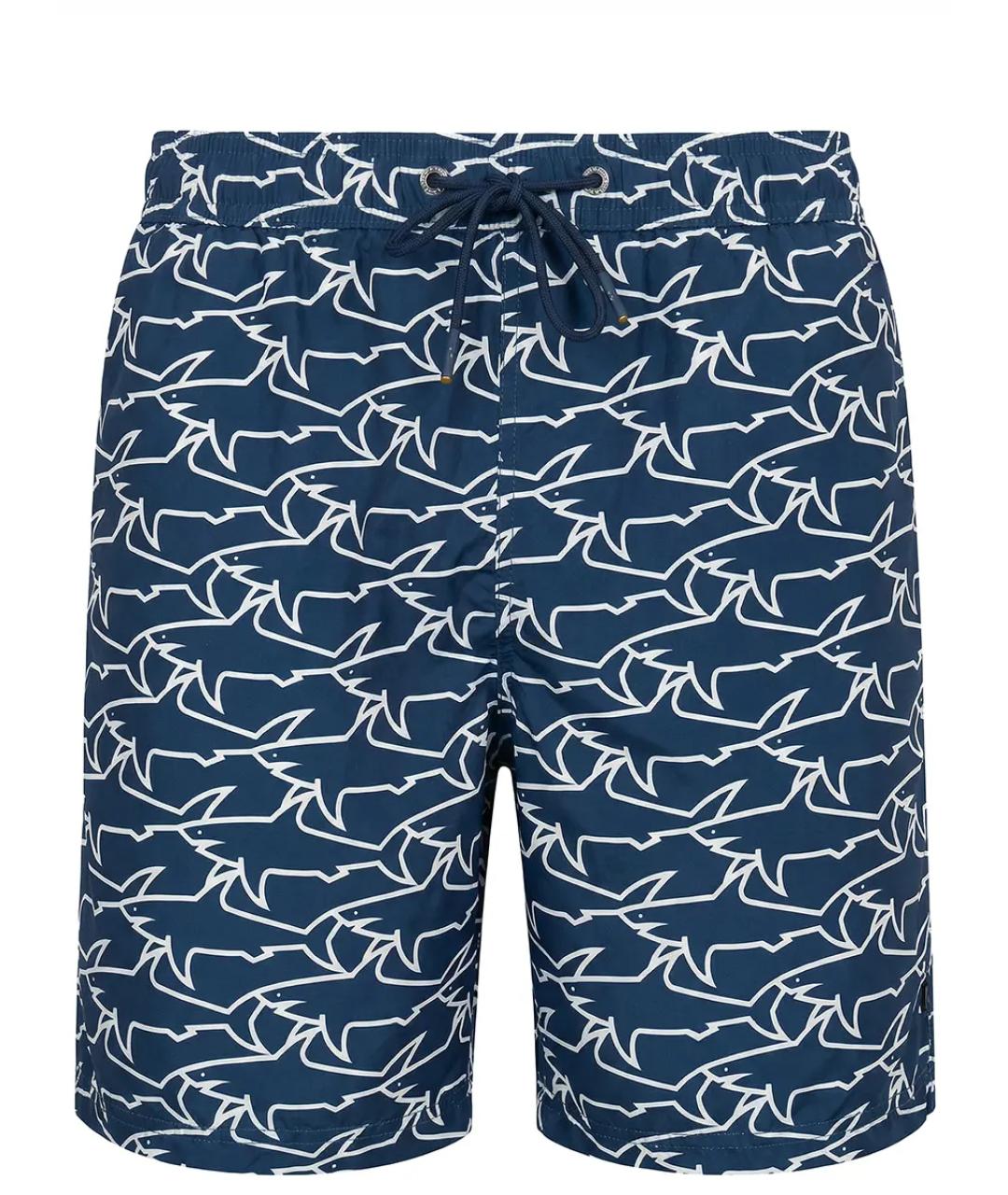 PAUL & SHARK Синие полиэстеровые шорты, фото 1