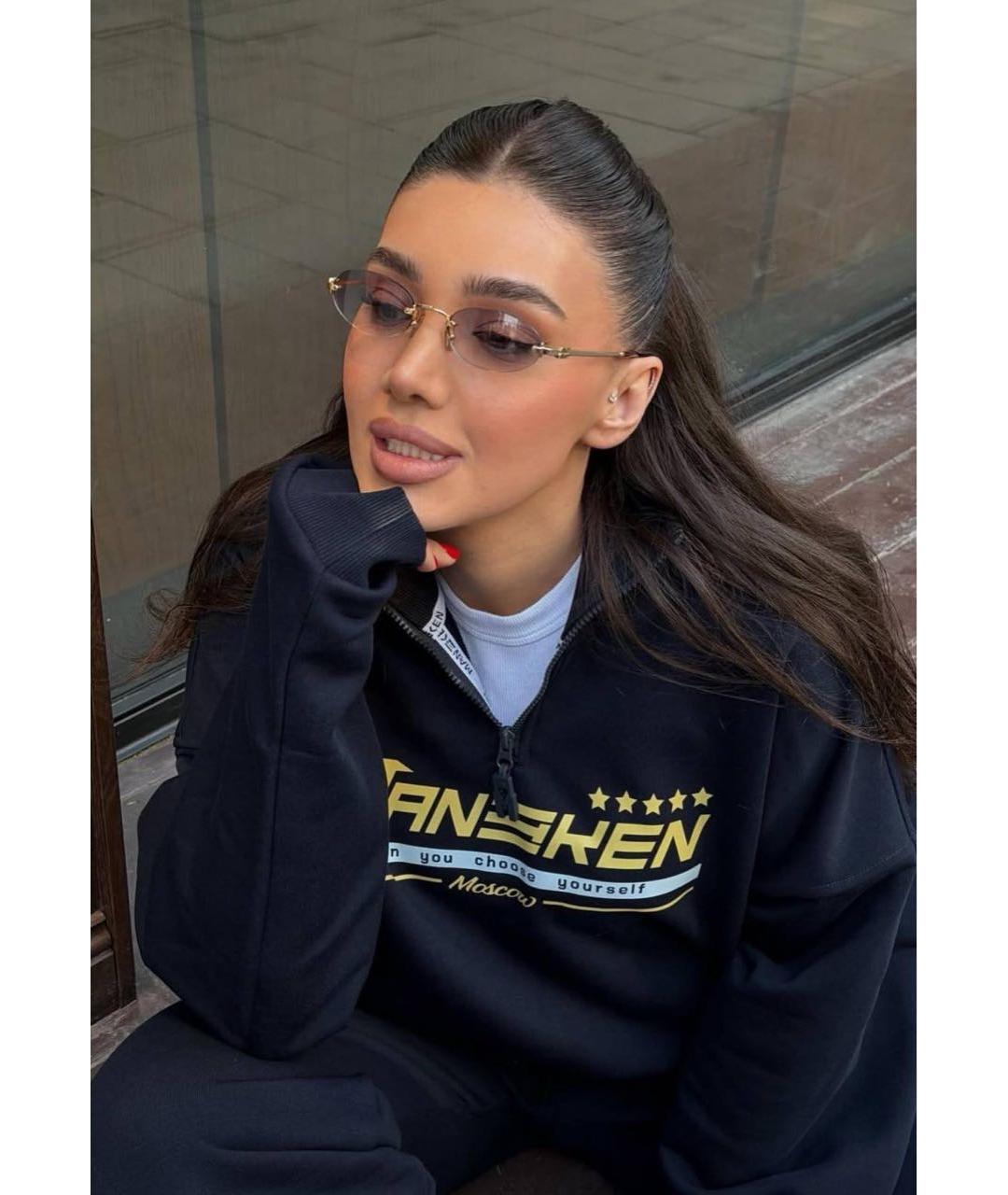 MIU MIU Золотые металлические солнцезащитные очки, фото 6