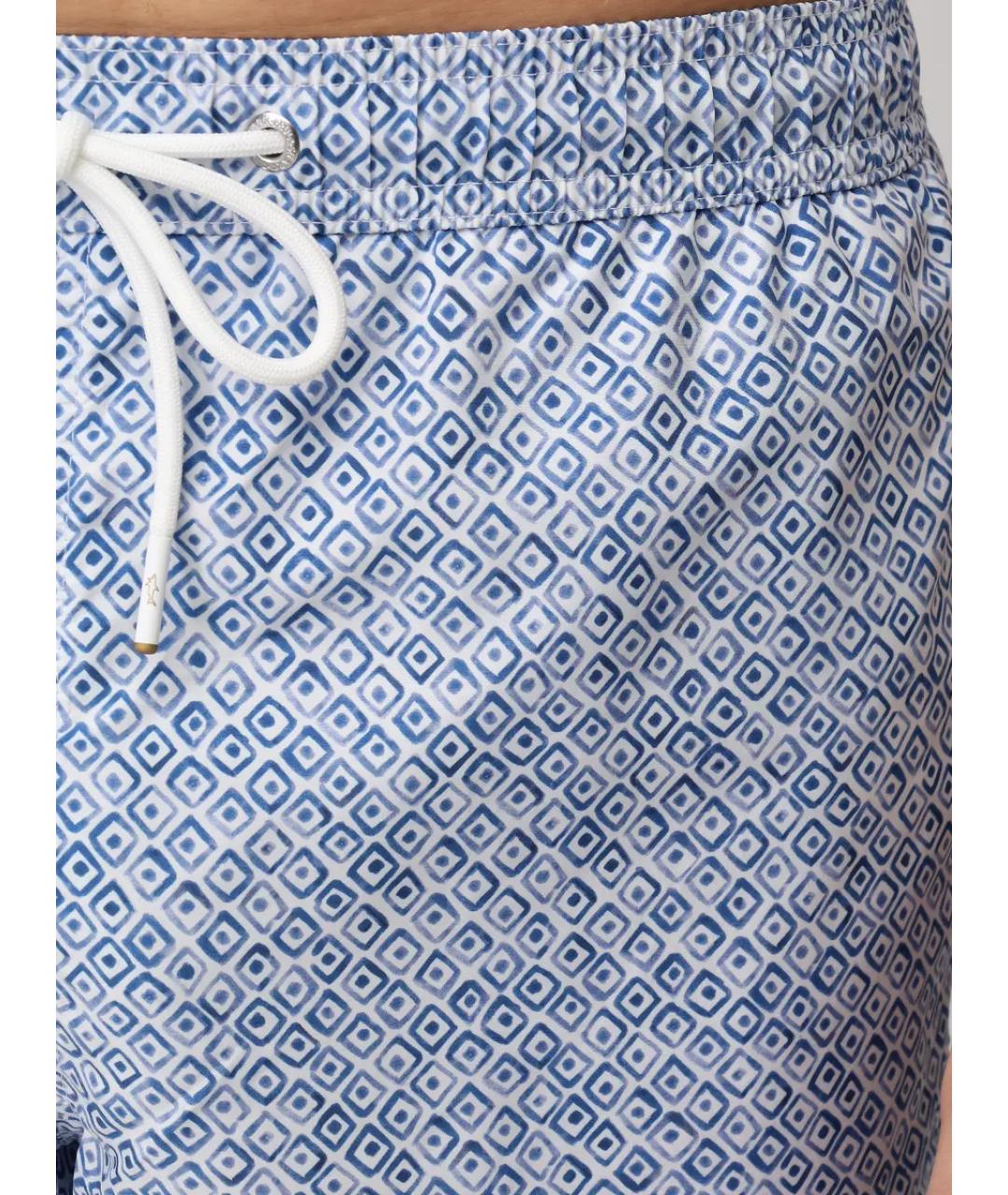 PAUL & SHARK Голубые полиэстеровые шорты, фото 4