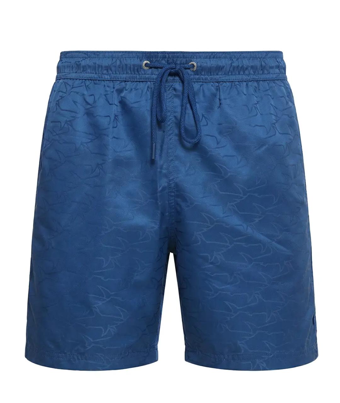 PAUL & SHARK Синие полиэстеровые шорты, фото 1