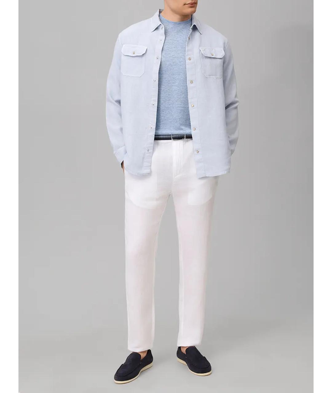 PAUL & SHARK Голубая футболка, фото 2