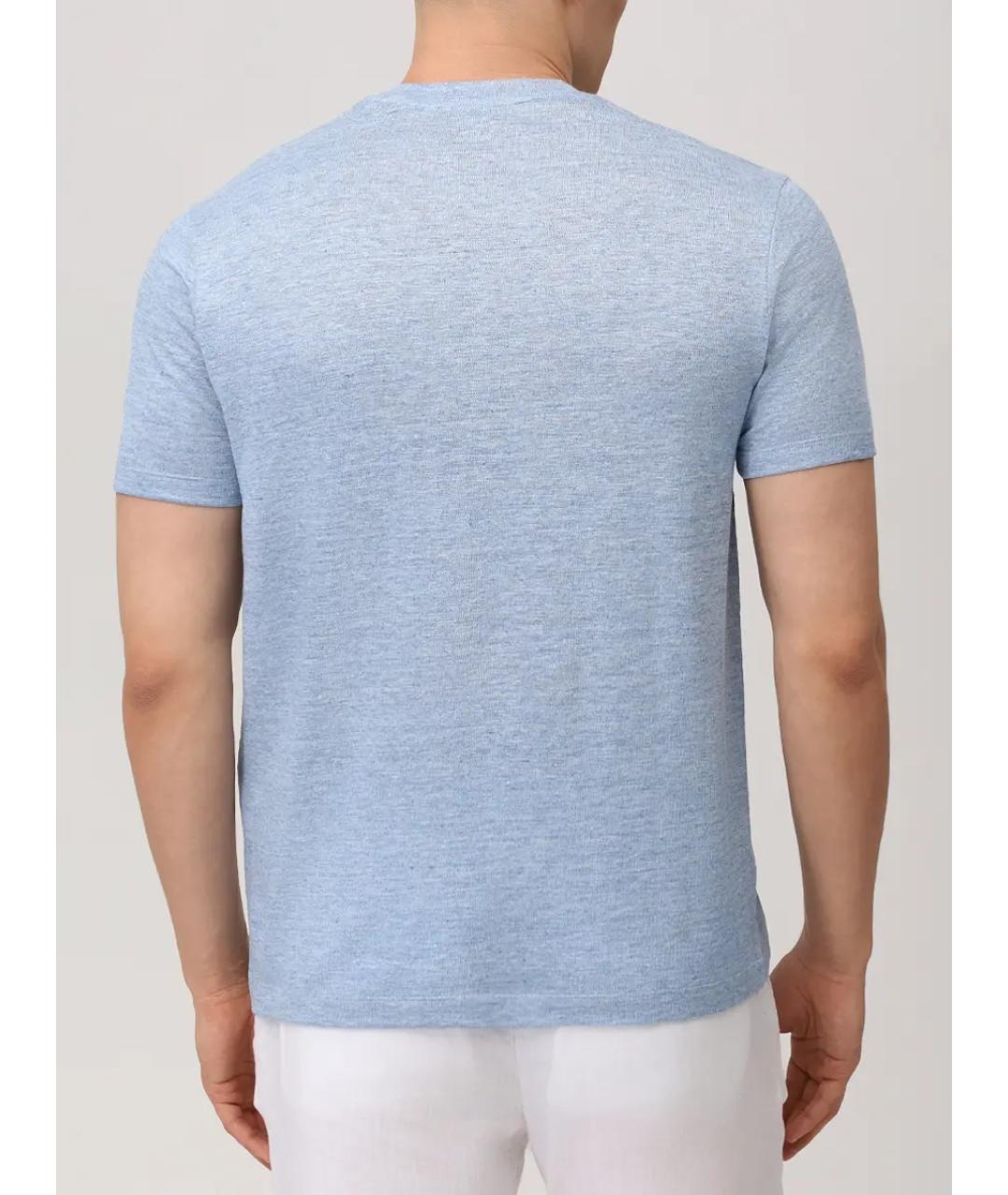 PAUL & SHARK Голубая футболка, фото 3