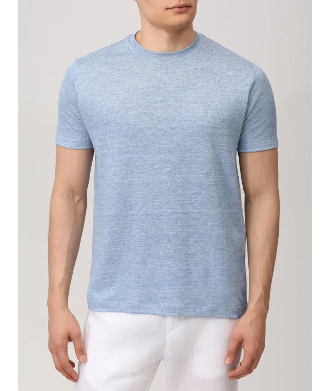 PAUL & SHARK Голубая футболка, фото 4