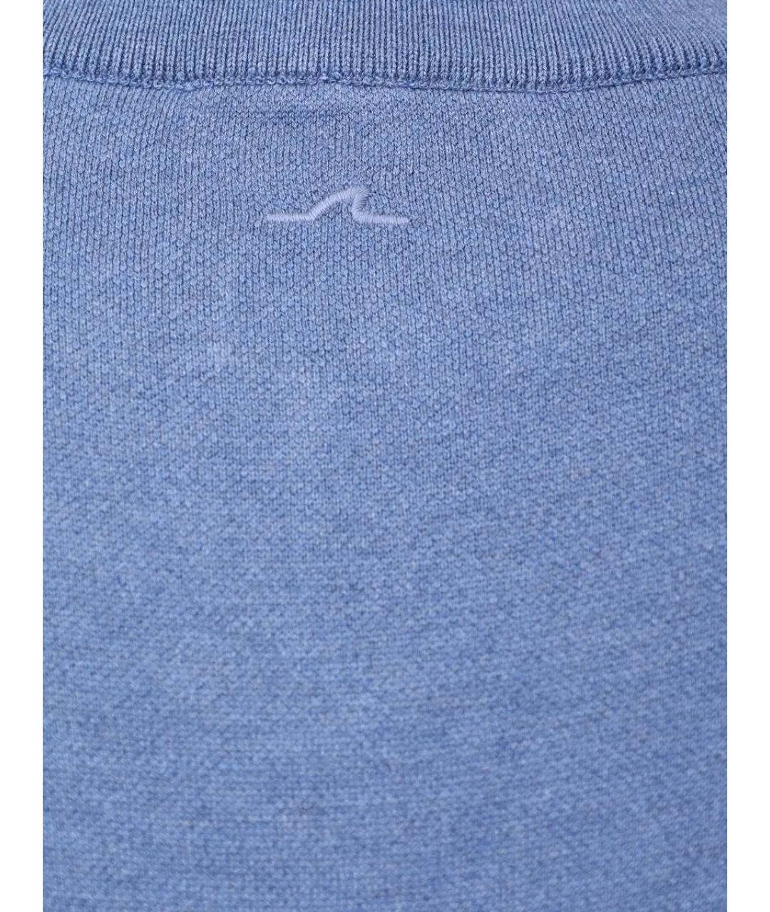 PAUL & SHARK Голубой шелковый джемпер / свитер, фото 6