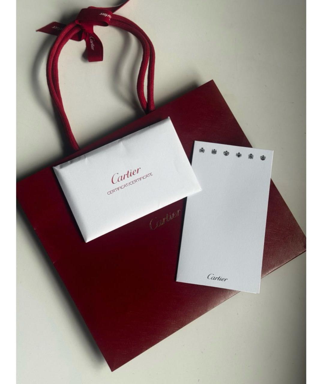 CARTIER Золотые серьги из желтого золота, фото 4