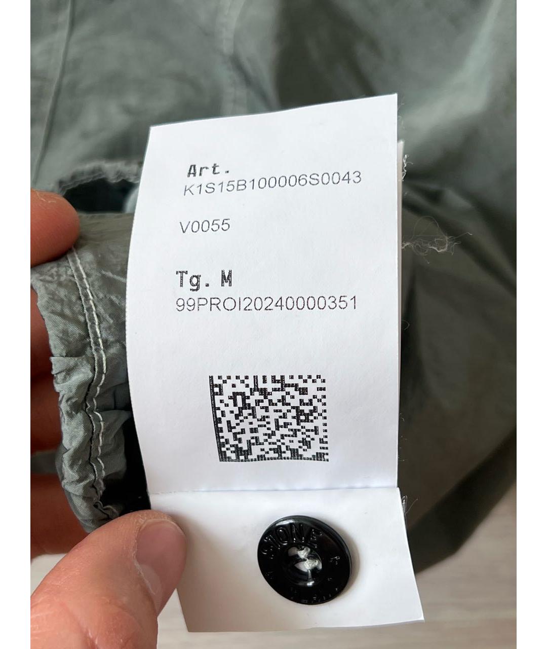 STONE ISLAND Зеленые шорты, фото 8