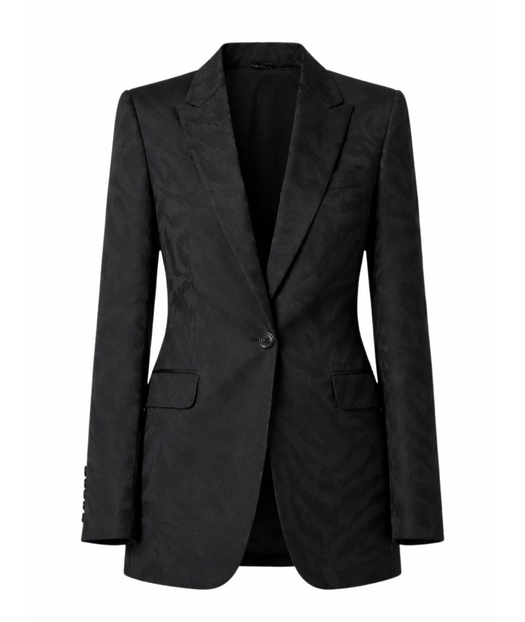 SAINT LAURENT Черный жакет/пиджак, фото 5