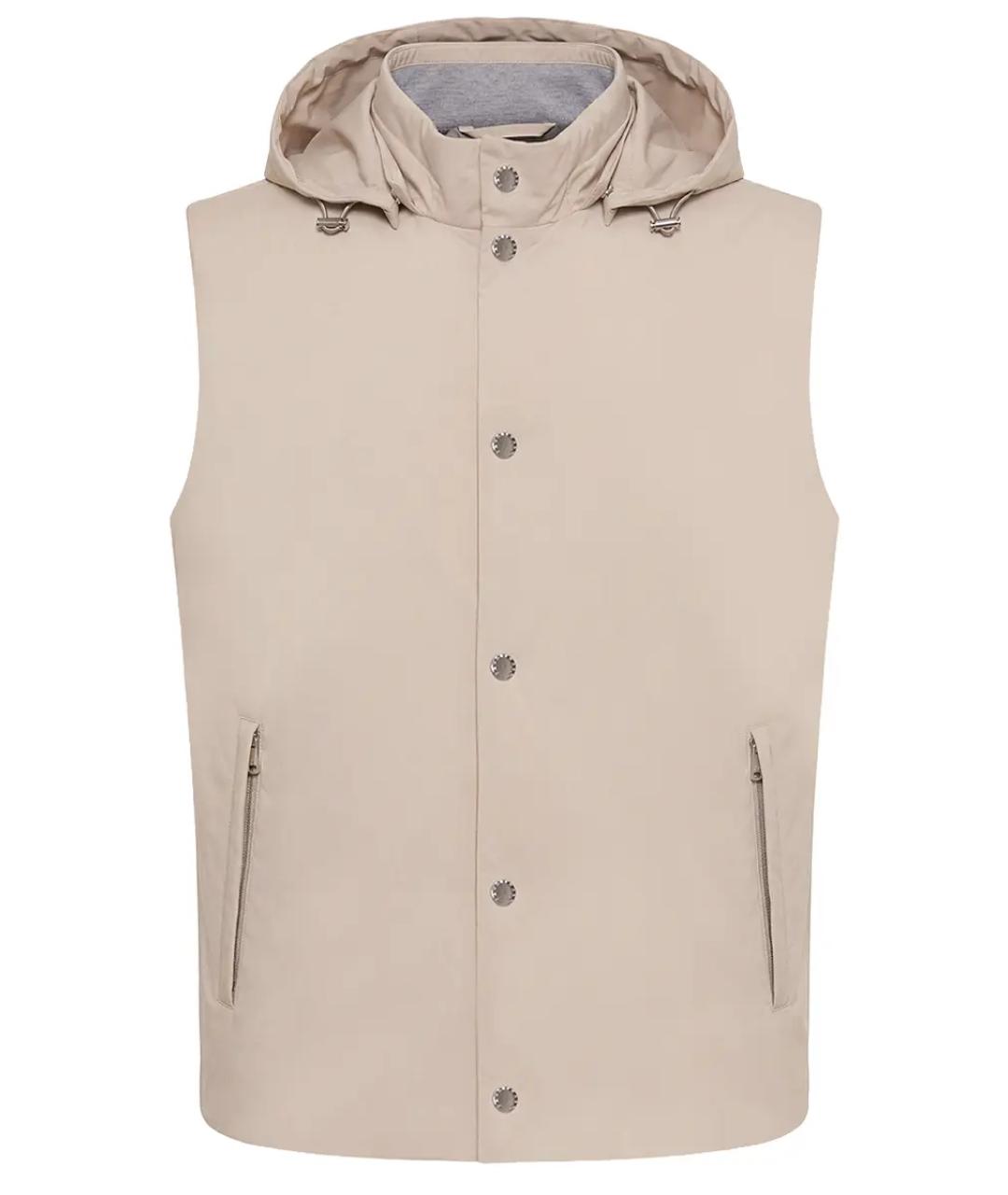 PAUL & SHARK Бежевый полиэстеровый жилет, фото 1